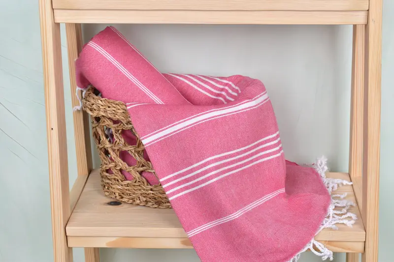 Bachelorette Favor, Gift For Him, Handwoven Turkish Towel, 70x40 Cotton Striped Towel, Turkish towel, Girls Weekend Getaways Gifts, Fouta towel - 4