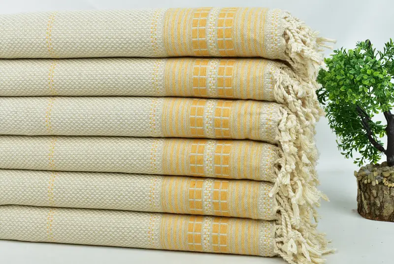 68x40 Linen Striped Towel, Turkish Towel Beach, Custom Wedding Gifts, Bachelorette Party Gifts, Engagement Gift, Valentines Day Gift For Her - 3