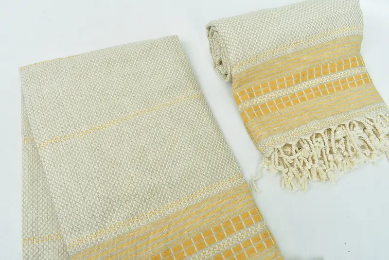 68x40 Linen Striped Towel, Turkish Towel Beach, Custom Wedding Gifts, Bachelorette Party Gifts, Engagement Gift, Valentines Day Gift For Her - 7