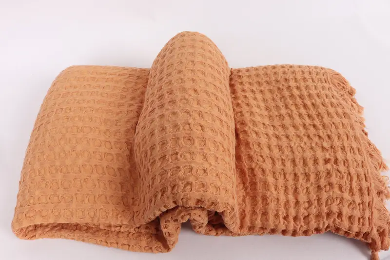 Erkek arkadaş için hediye, Sevgililer Günü Hediyesi, özel düğün hediyeleri, eve taşınma hediyesi, 104x80 pamuk waffle havlu, dekoratif battaniye - 5