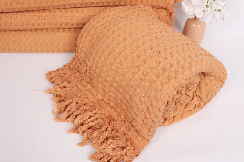 Erkek arkadaş için hediye, Sevgililer Günü Hediyesi, özel düğün hediyeleri, eve taşınma hediyesi, 104x80 pamuk waffle havlu, dekoratif battaniye - 3
