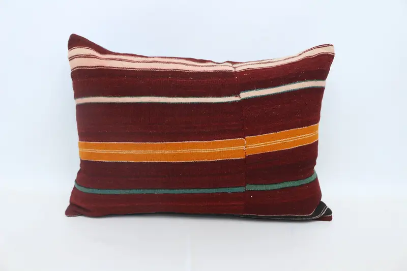 20x28 Red Pillow Sham, Vintage Kilim Throw Pillow, Cozy Throw Pillow Sham, Handmade Pillow Sham, Cushion, Boho Pillow, Vintage Pillow - 1