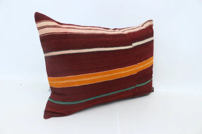 20x28 Red Pillow Sham, Vintage Kilim Throw Pillow, Cozy Throw Pillow Sham, Handmade Pillow Sham, Cushion, Boho Pillow, Vintage Pillow - 3