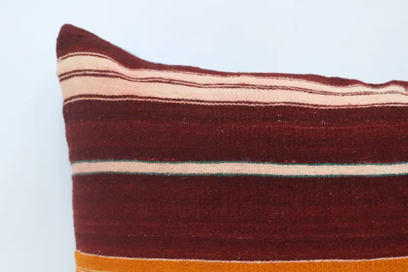 20x28 Red Pillow Sham, Vintage Kilim Throw Pillow, Cozy Throw Pillow Sham, Handmade Pillow Sham, Cushion, Boho Pillow, Vintage Pillow - 2