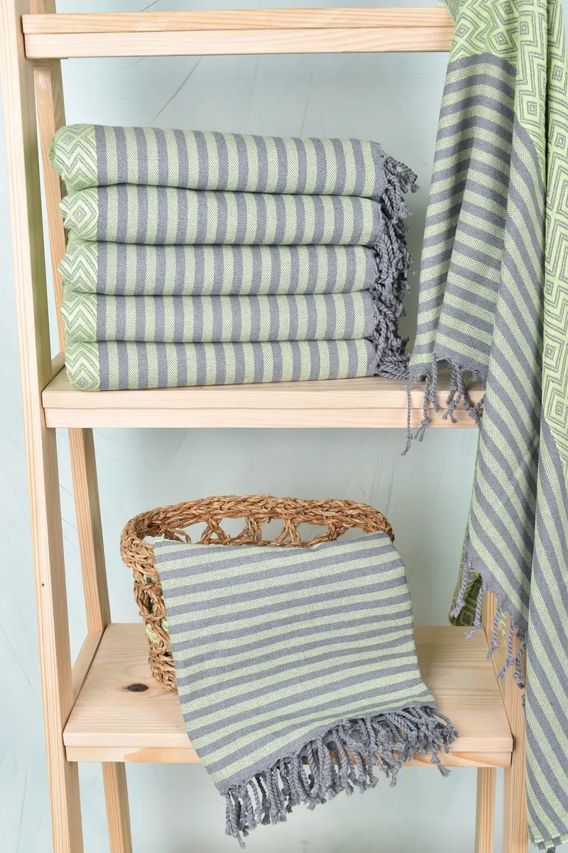 70x40 Cotton Diamond Towel, Kids Beach Towel, Gift Boxes Towel, Bath towel, Turkish fouta towel for outdoor use, Organic Turkish towel, Summer Gift - 3