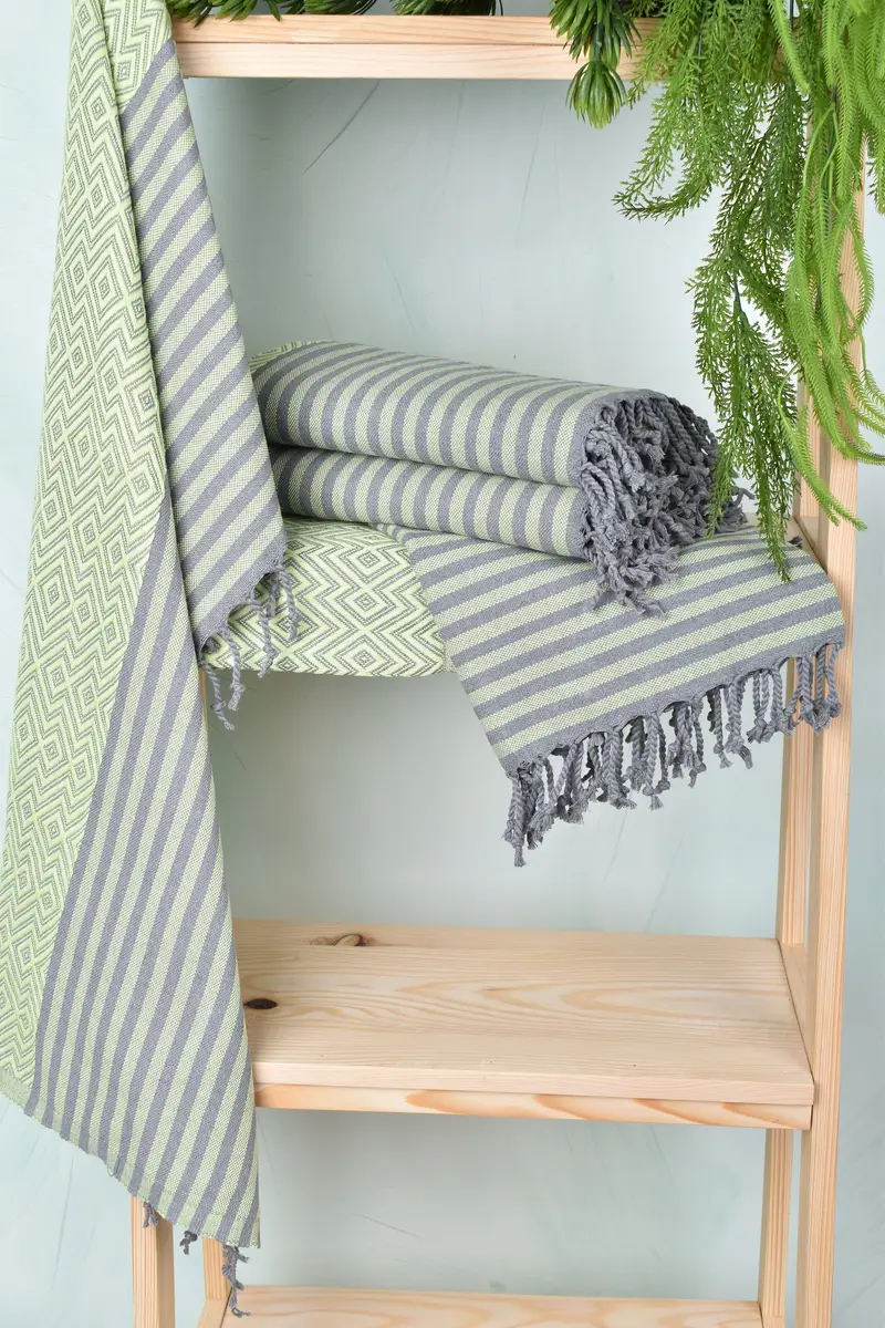 70x40 Cotton Diamond Towel, Kids Beach Towel, Gift Boxes Towel, Bath towel, Turkish fouta towel for outdoor use, Organic Turkish towel, Summer Gift - 6