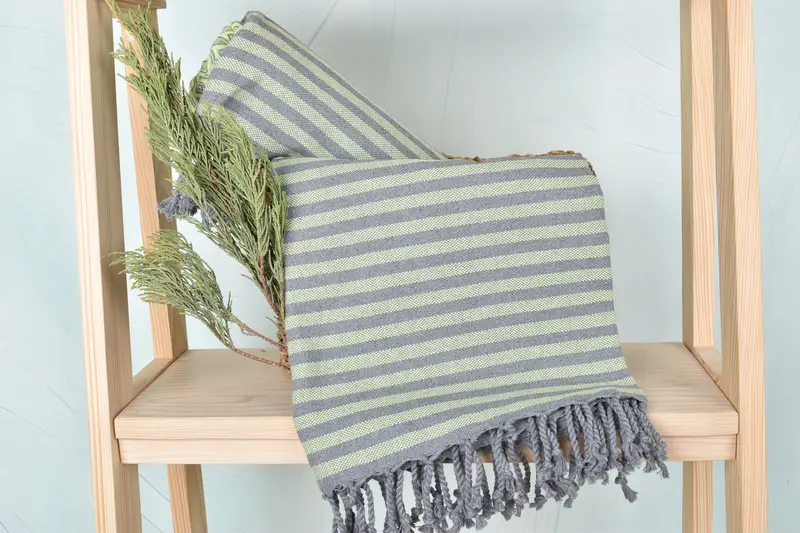 70x40 Cotton Diamond Towel, Kids Beach Towel, Gift Boxes Towel, Bath towel, Turkish fouta towel for outdoor use, Organic Turkish towel, Summer Gift - 4