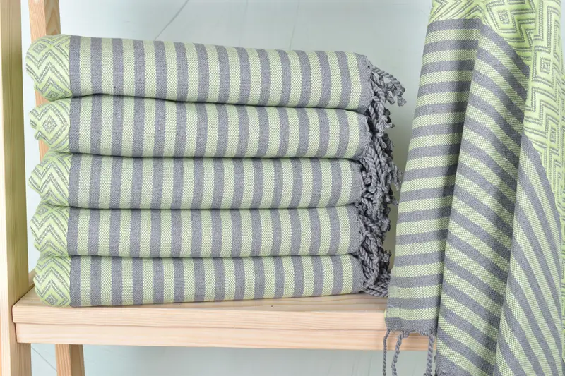 70x40 Cotton Diamond Towel, Kids Beach Towel, Gift Boxes Towel, Bath towel, Turkish fouta towel for outdoor use, Organic Turkish towel, Summer Gift - 1