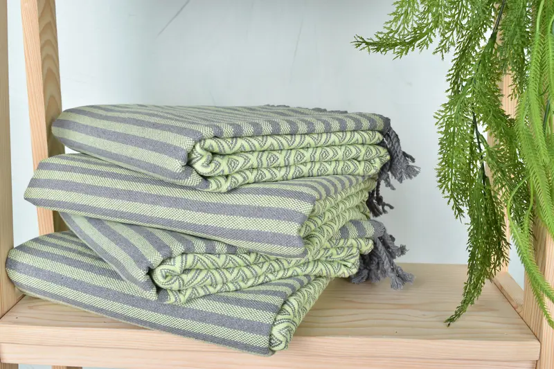 70x40 Cotton Diamond Towel, Kids Beach Towel, Gift Boxes Towel, Bath towel, Turkish fouta towel for outdoor use, Organic Turkish towel, Summer Gift - 7