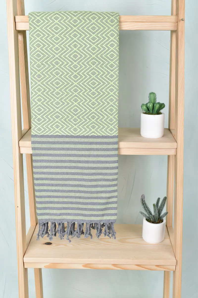 70x40 Cotton Diamond Towel, Kids Beach Towel, Gift Boxes Towel, Bath towel, Turkish fouta towel for outdoor use, Organic Turkish towel, Summer Gift - 8