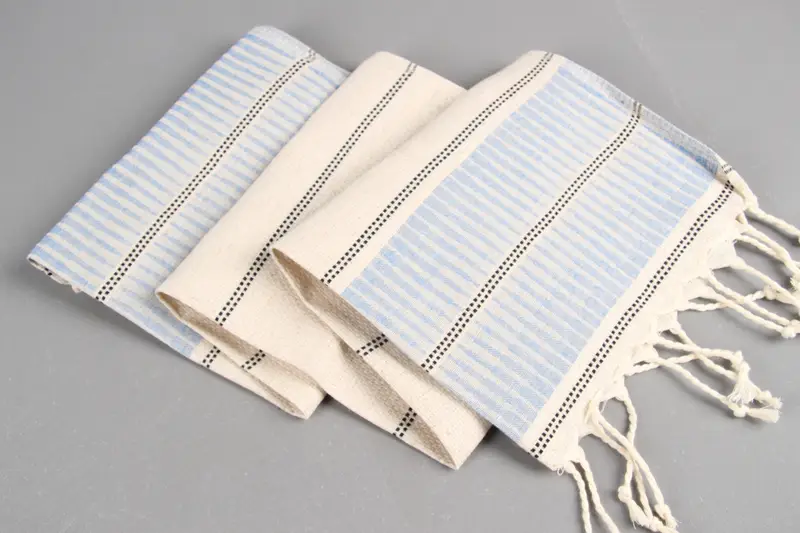 Turkish Hand Towel, Bridal Shower Gifts, Personalized Hand Towel, Summer Gift, Monogrammed Hand Towel, 40x20 Linen Striped Towel, Housewarming Gift - 7