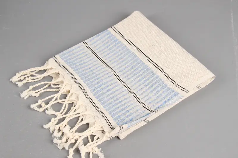 Turkish Hand Towel, Bridal Shower Gifts, Personalized Hand Towel, Summer Gift, Monogrammed Hand Towel, 40x20 Linen Striped Towel, Housewarming Gift - 6