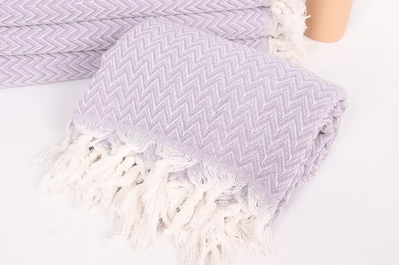 Bedspread, Bachelorette Party Favors, Valentine Day Gift For Her, Bachelor Bachelorette Party Favors, Throw Blanket, 76x64 Cotton Zig zag Towel - 4
