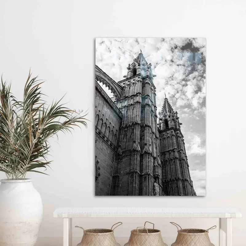 Printed Glass: Cathedral of Santa Maria, Mallorca Inspired Design