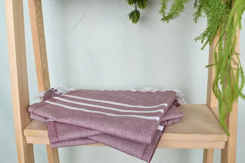 Turkish Hand Towel, Wedding Hand Made Gift, 40x24 Cotton Striped Towel, Bridesmaid Gifts, Monogram Tea Towel, Custom Hand Towel, Bachelorette Towel - 7