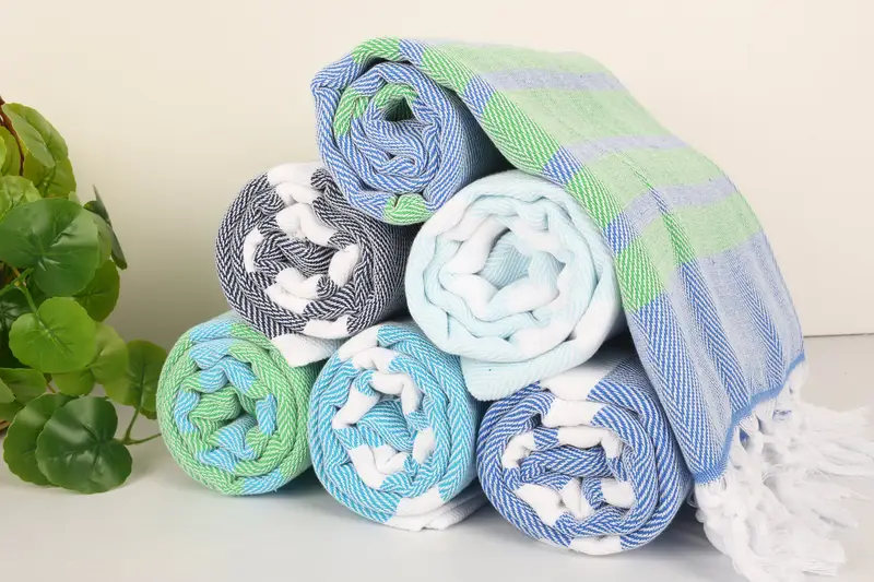 Turkish Towel Beach Towel, Valentines Day Gift Idea, 68x36 Cotton Chevron Towel, Absorbent towel, Gym Towel, Travel towel, Bachelorette Party Favors - 5