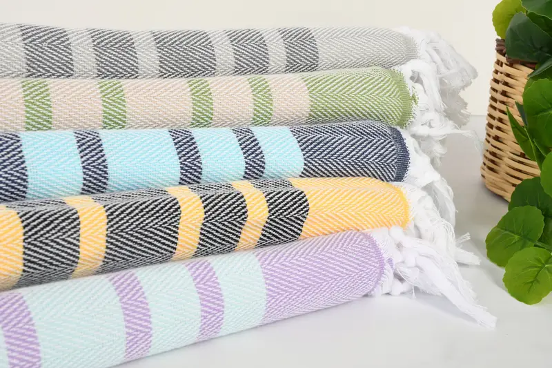 Turkish Towel Beach Towel, Valentines Day Gift Idea, 68x36 Cotton Chevron Towel, Absorbent towel, Gym Towel, Travel towel, Bachelorette Party Favors - 3