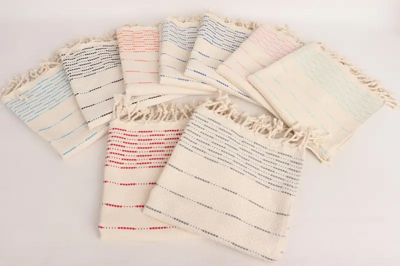 Wedding Gift, Bridesmaid Favors, Personalized Hand Towel, 36x18 Cotton Striped Design Towel, Personalized Dish Towel, Valentine Day Gift For Her - 3