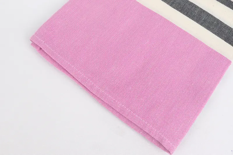 Bachelorette Gifts, Quick-dry peshtemal, Memorial Gift, 70x40 Cotton Striped Fringeless Towel, Gift For Her, Travel Towel, Beach Size Towel - 7
