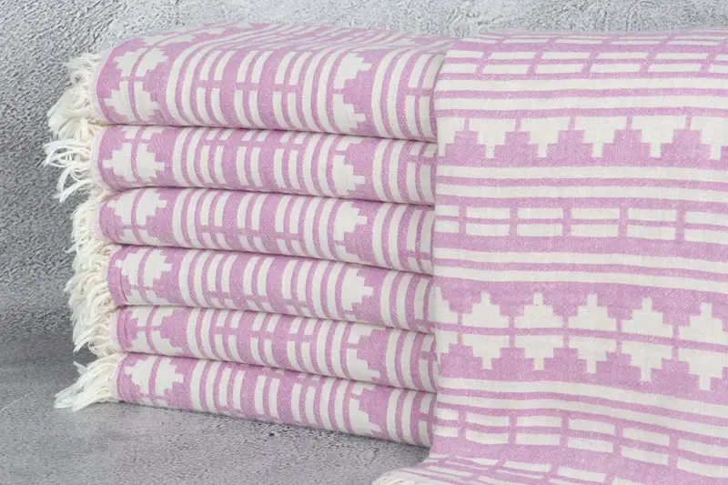 Friends Beach Towel, Bachelor Gifts, Wedding Anniversary Gift, 70x40 Cotton Kilim Design Towel, Beach Towel Bulk, Valentines Day Gift, Wedding Gift - 2
