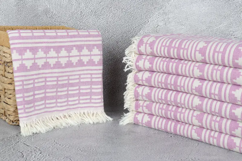 Friends Beach Towel, Bachelor Gifts, Wedding Anniversary Gift, 70x40 Cotton Kilim Design Towel, Beach Towel Bulk, Valentines Day Gift, Wedding Gift - 4