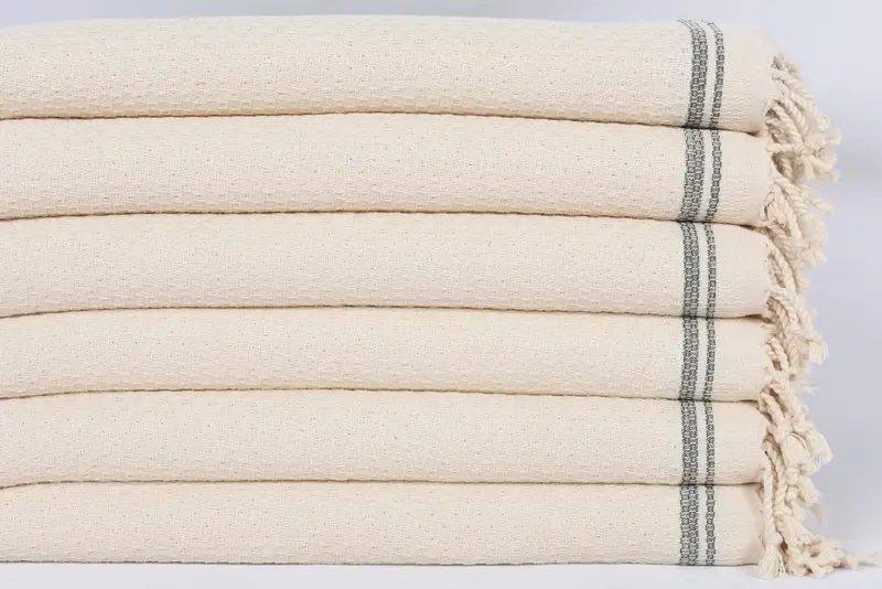 38x18 Cotton Striped Towel, Turkish Hand Towel, Monogrammed Hand Towel, Bachelorette Party Gifts, Monogram Hand Towel, Gift For Wedding Day - 3