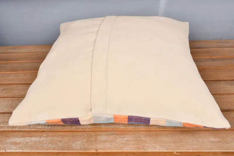 18x18 Orange Pillow, Cushion Cover, Gift Pillow, Turkish Pillow, Comfy Throw Cushion Case, Patio Cushion, Interior Designer Pillow, Luxury Pillow - 6