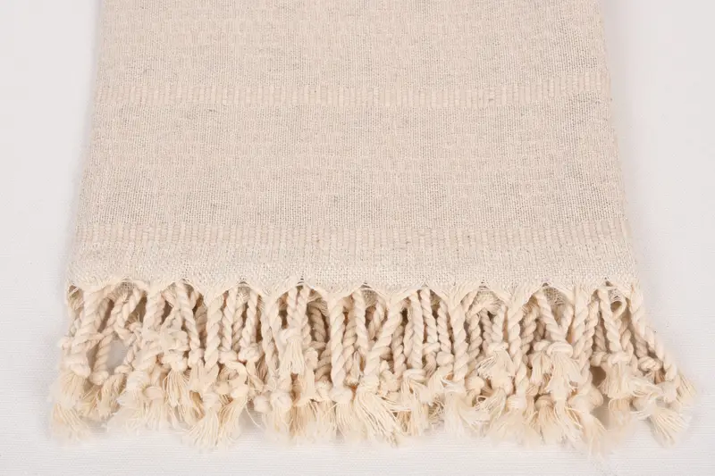 Best Beach Towel, Handwoven Turkish bath towel, Bridal Shower Gift, Unique Gift, Spa Towel, 70x36 Linen Kilim Design Towel, Quick-Dry Beach Towel - 3