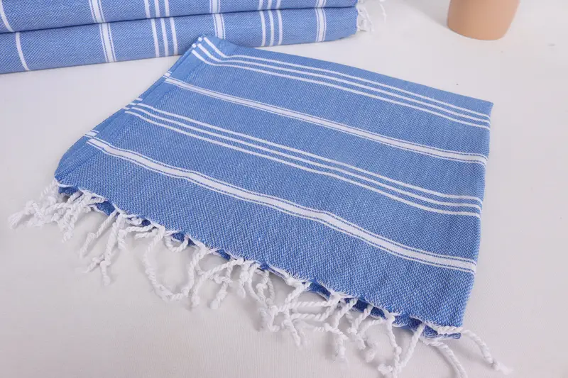 Bachelor Gift, Personalized Kitchen Towel, Best Friend Wedding Gift, Gym Towel, Personalized Gifts, Monogram Hand Towel, 40x24 Cotton Striped Towel - 5