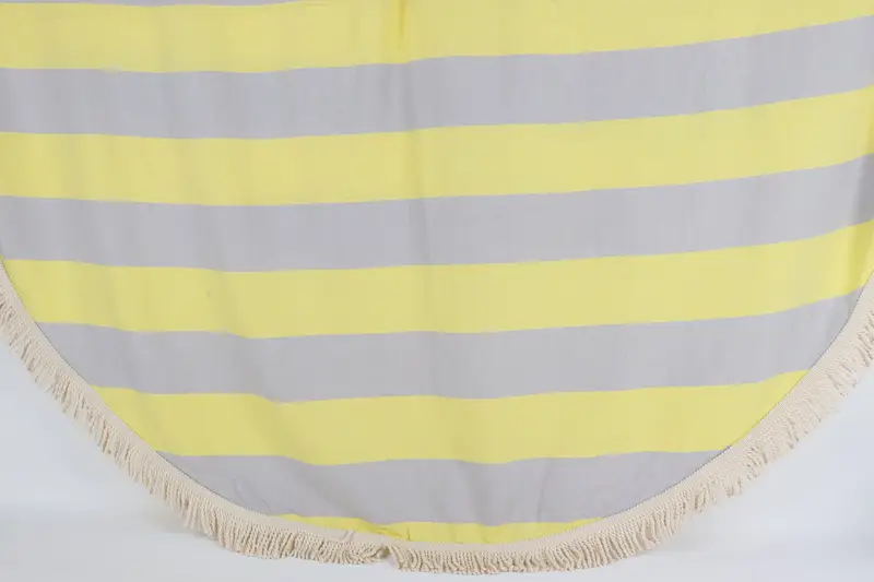 Bridesmaid Gifts, Beach Towel Monogram, Bachelor Towel, Turkish hand towel, Personalized Gift, 64x64 Cotton Striped Round Towel, Bridal Shower Favor - 1