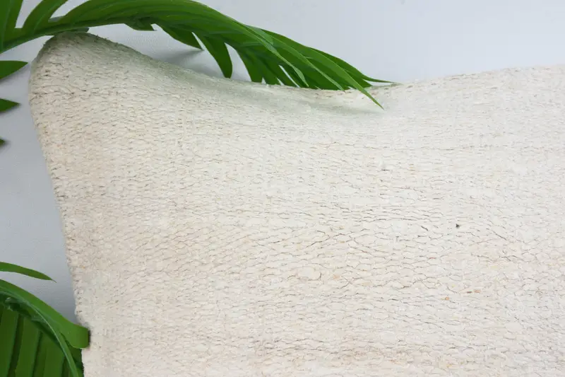 Vintage Kilim Pillow, Turkish Kilim Pillow, Retro Cushion Case, Home Decor Pillow, Pillow Sham, Anatolian Pillow Case, 16x16 White Pillow - 2