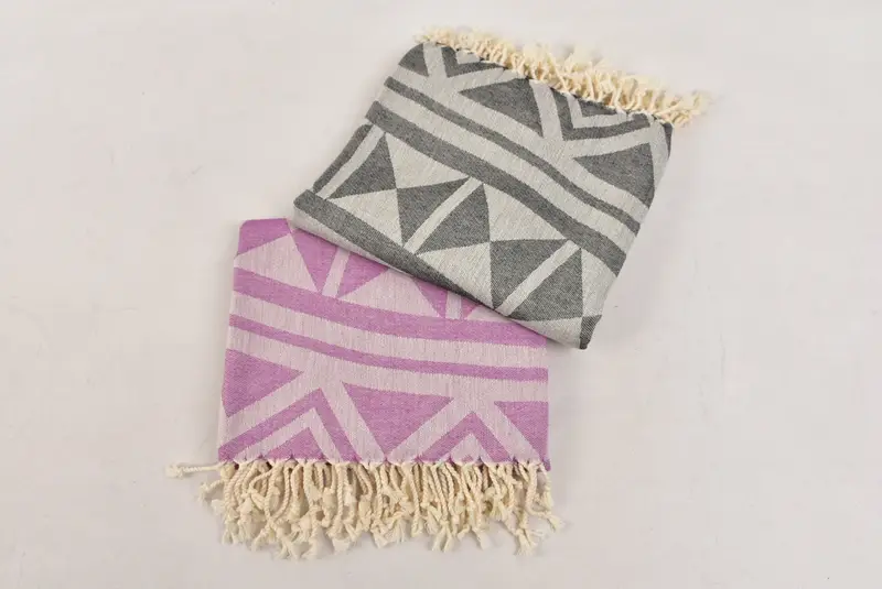 68x40 Cotton Geometric Towel, Xmas Gifts, Custom Towel, Bachelorette Gifts, Summer Gift, Handmade Turkish Towel, Monogram Towels, Bachelorette Towel - 7