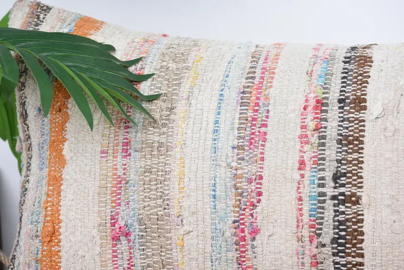 Kilim Pillow, Designer Throw Cushion Case, Vintage Kilim Pillow, Cushion Case, 12x36 White Pillow Case, Antique Pillows, Seat Pillow Sham - 2