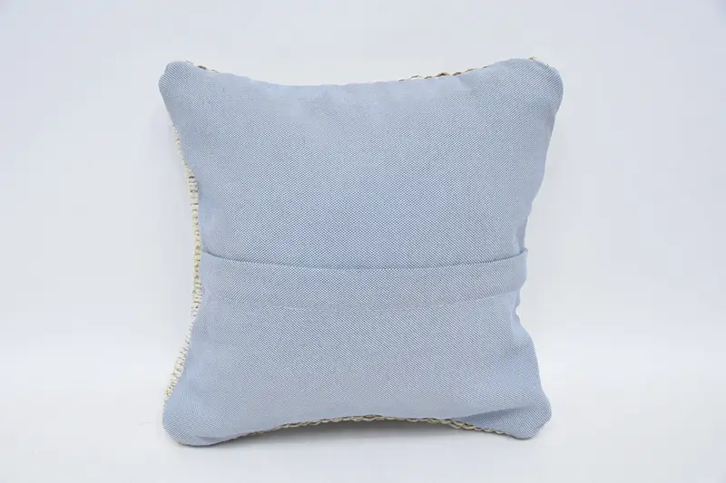 12x12 White Pillow, Pillow Cover, Throw Kilim Pillow, Ethnical Kilim Rug Pillow, Couch Pillow Case, Kilim Pillow, Hippie Throw Cushion - 6