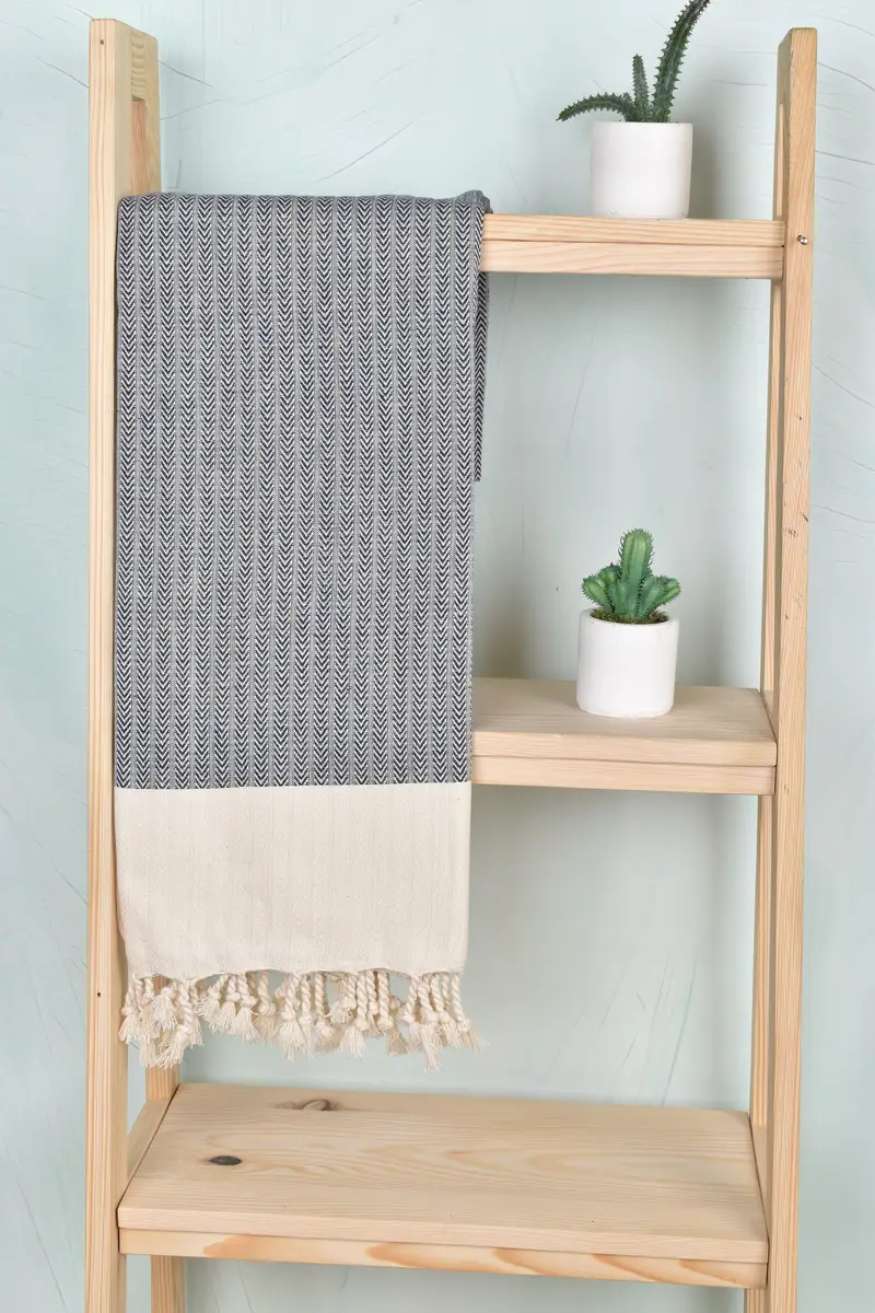 Organic towel, 68x36 Cotton Palm Design Towel, Gift For Mom, Best lightweight Turkish towel for travel USA, Quick-dry towel, Wedding Gifts Towel - 8