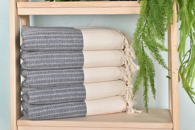 Organic towel, 68x36 Cotton Palm Design Towel, Gift For Mom, Best lightweight Turkish towel for travel USA, Quick-dry towel, Wedding Gifts Towel - 1