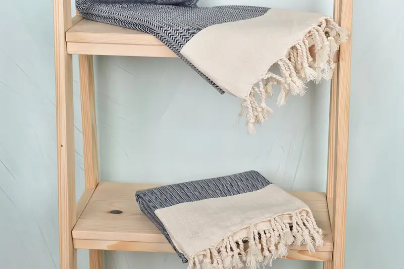 Organic towel, 68x36 Cotton Palm Design Towel, Gift For Mom, Best lightweight Turkish towel for travel USA, Quick-dry towel, Wedding Gifts Towel - 5