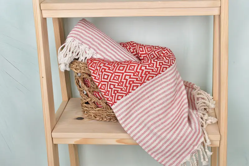 76x38 Cotton Diamond Towel, Antibacterial Turkish peshtemal towel, Wedding Gift For Bride, Hammam towel, Turkish beach towel, Turkish Towel Beach - 4
