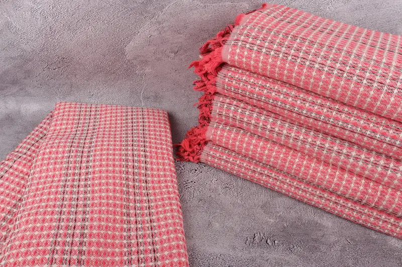 Turkish Blanket Throw, Gift For The Home Decor, Halloween Gifts, Woven Blanket, 96x70 Cotton Striped Towel, Throw Blanket, Custom Wedding Gifts - 2