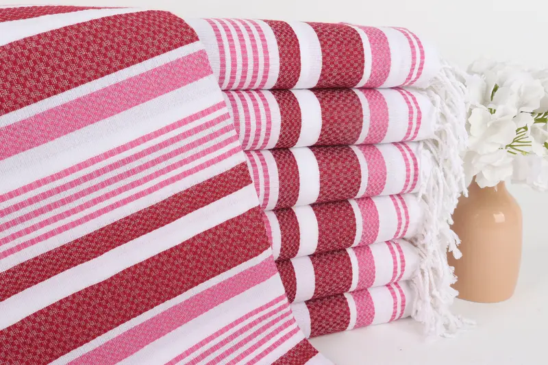 Luxury towel, Decorative Towel, Eco-Friendly Turkish Towel, Personalize Gift, Bridesmaid Gift Towel, Wedding Gift, 70x36 Cotton Striped Towel - 1