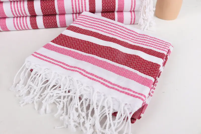 Luxury towel, Decorative Towel, Eco-Friendly Turkish Towel, Personalize Gift, Bridesmaid Gift Towel, Wedding Gift, 70x36 Cotton Striped Towel - 5