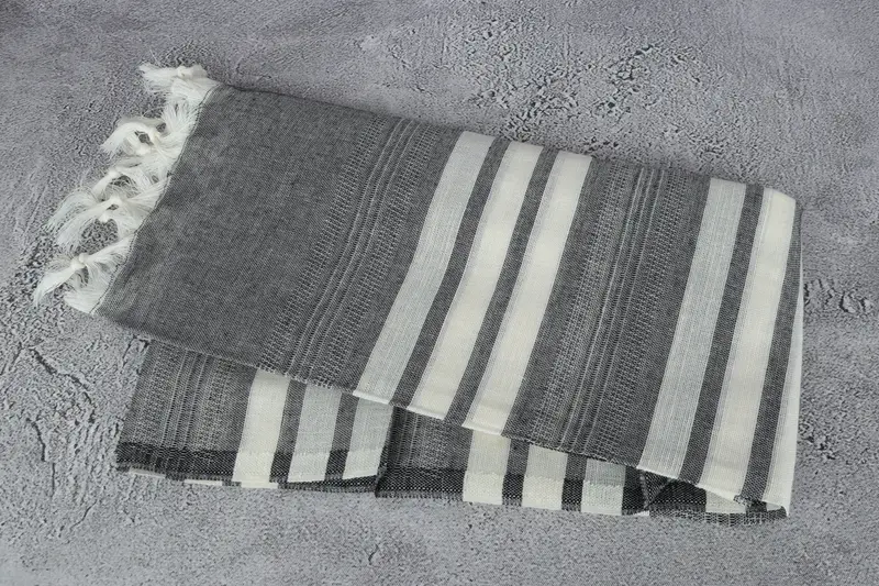 68x40 Cotton Striped Towel, Spooky Bachelorette Party Favors, Bridal Shower Favors, Christmas Gift, Lightweight towel, Personalized Gifts - 6