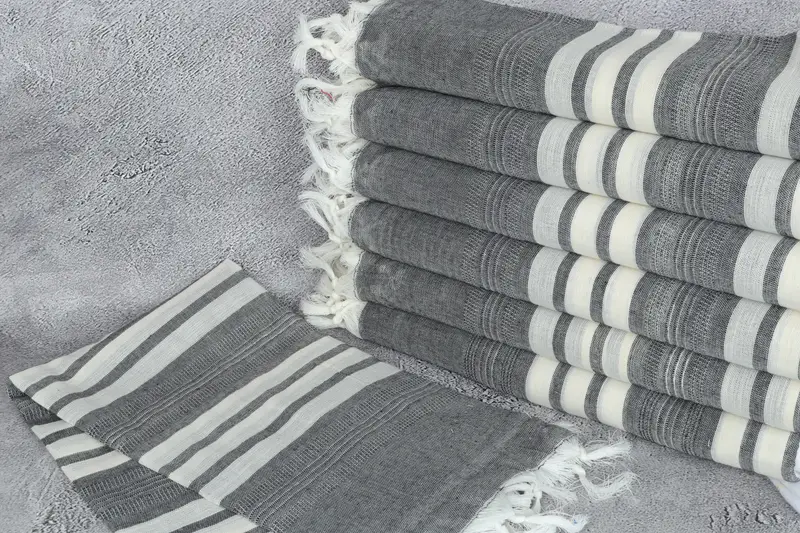 68x40 Cotton Striped Towel, Spooky Bachelorette Party Favors, Bridal Shower Favors, Christmas Gift, Lightweight towel, Personalized Gifts - 2
