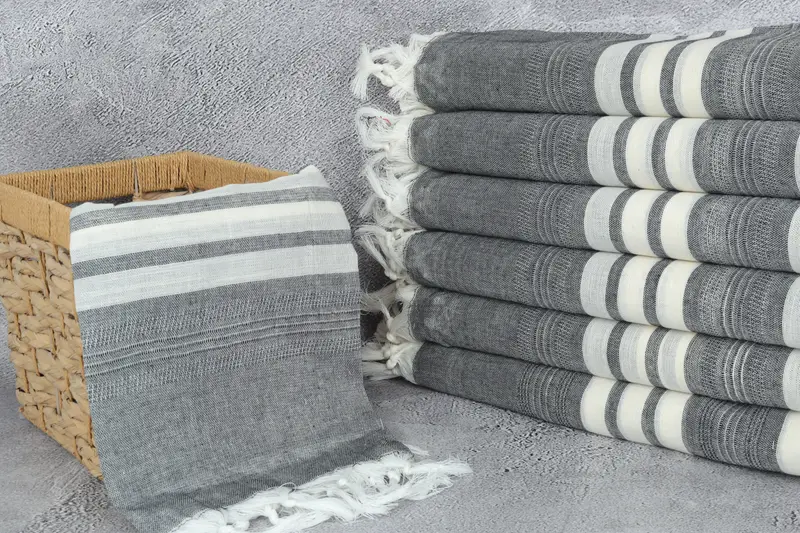 68x40 Cotton Striped Towel, Spooky Bachelorette Party Favors, Bridal Shower Favors, Christmas Gift, Lightweight towel, Personalized Gifts - 3