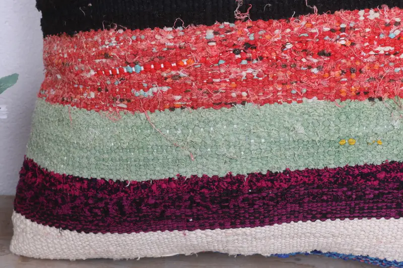 Gift Pillow, Oriental Cushion Case, Kilim Pillow, Square Throw Pillow Cover, 20x20 Red Pillow Case, Pillow for Couch, Pillow Cover, Natural Cushion - 3