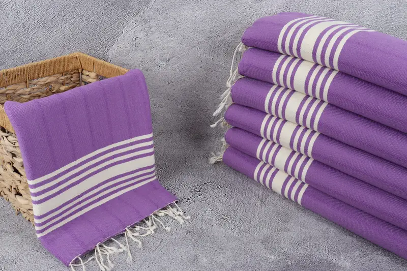 Luxury towel, Personalized Turkish Towel, 64x36 Cotton Striped Towel, Bachelorette Party Favor, Luxury Turkish Bath Towel, Lightweight Turkish towel - 3
