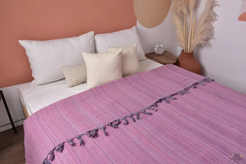 Bachelorette Large Towel, Bedspread, Beach Wedding Favor, Woven Blanket, 90x88 Cotton Colorful Diamond Towel, Bridal Shower Gift, Personalised Gift - 3