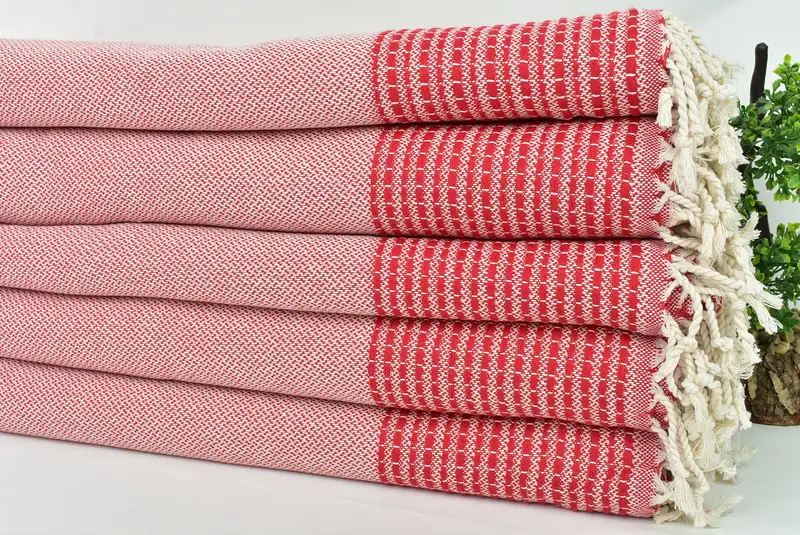 70x36 Cotton Striped Towel, Custom Towel Beach, Lightweight towel, Bridal Shower Gift, Valentines Day Gift Idea, Organic Towel, Summer Gift - 3