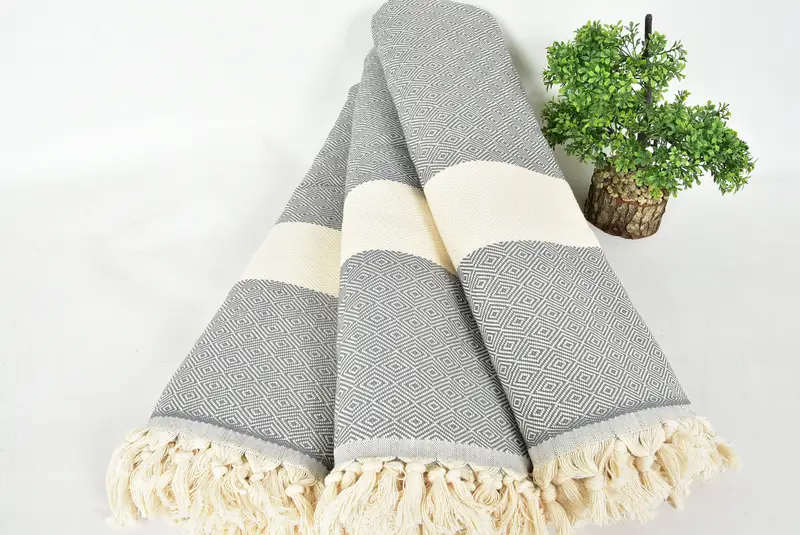 92x80 Baumwoll -Diamanttuch, Brautjungferngeschenke, Bettverbreitung, personalisierte Decke, Angestellte Geschenke, türkische Handtuch -Stranddecke, Girl Trip Party Gunst - 4