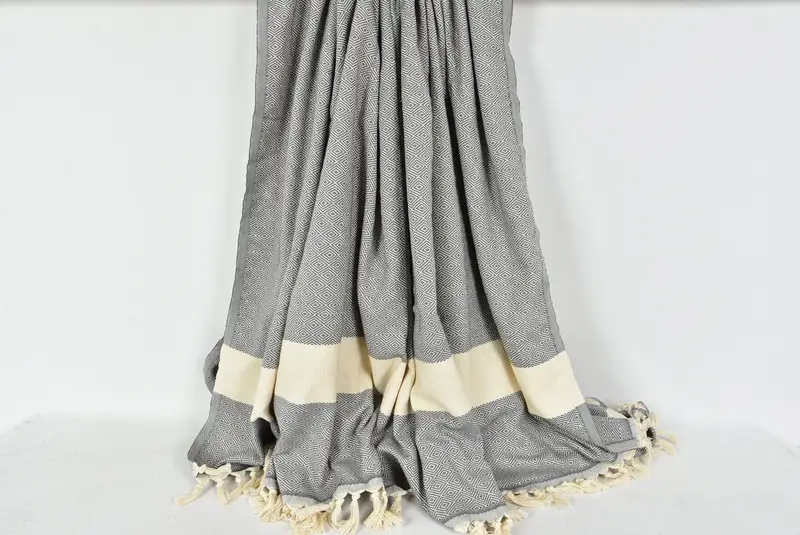 92x80 Baumwoll -Diamanttuch, Brautjungferngeschenke, Bettverbreitung, personalisierte Decke, Angestellte Geschenke, türkische Handtuch -Stranddecke, Girl Trip Party Gunst - 8
